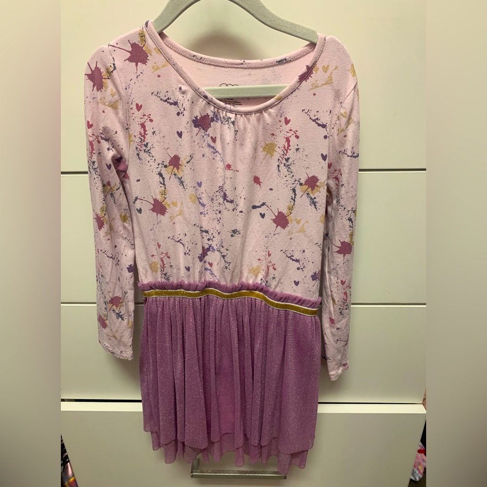 EGG New York girls purple dress